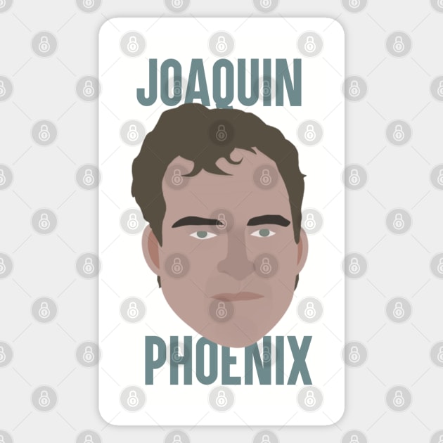 Joaquin Phoenix Head Sticker by JorisLAQ